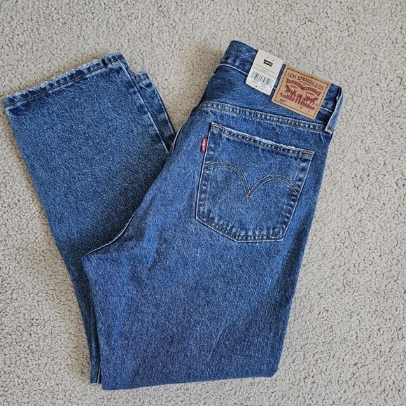 Nwts 501 Levis High Rise Straight Leg Cropped 31x26 - Picture 6 of 11